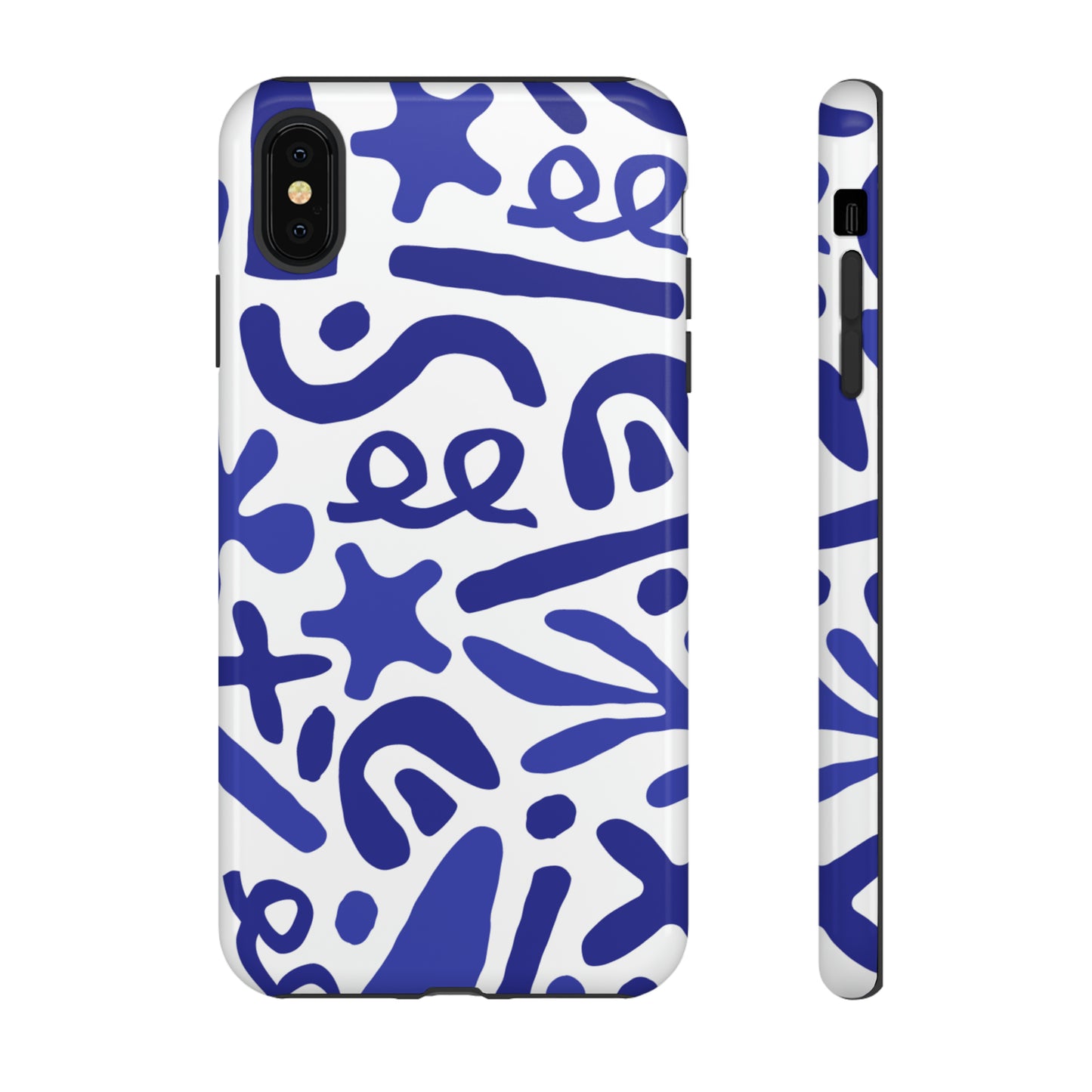 BlueSym Pattern - TOUGH PHONE CASE