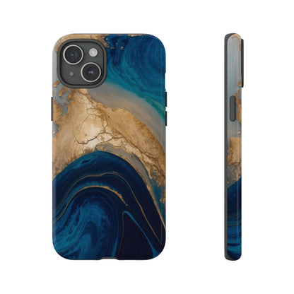 Golden Azure Swell - TOUGH PHONE CASE