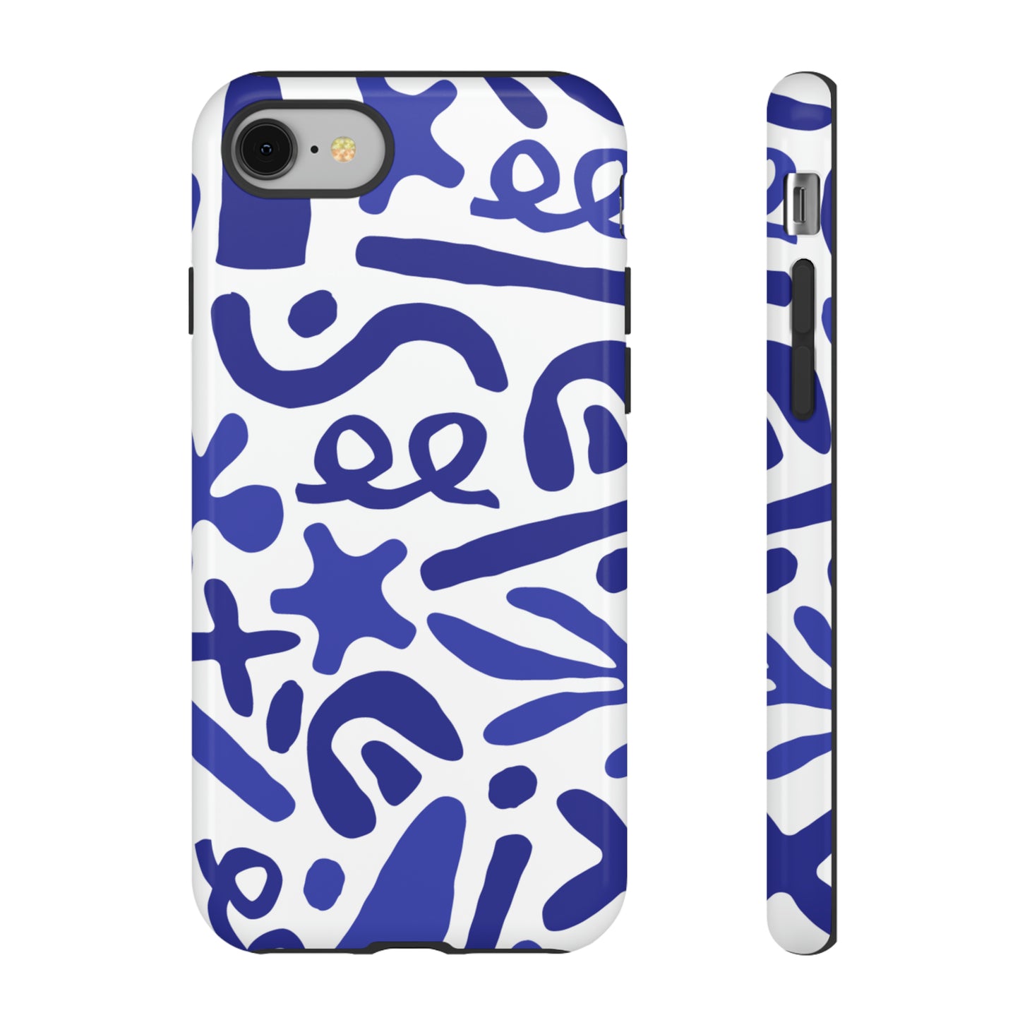 BlueSym Pattern - TOUGH PHONE CASE