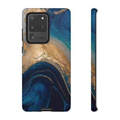 Golden Azure Swell - TOUGH PHONE CASE