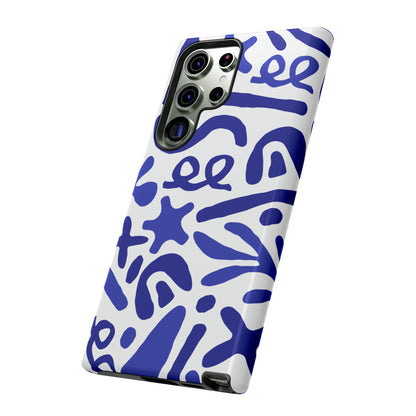 BlueSym Pattern - TOUGH PHONE CASE