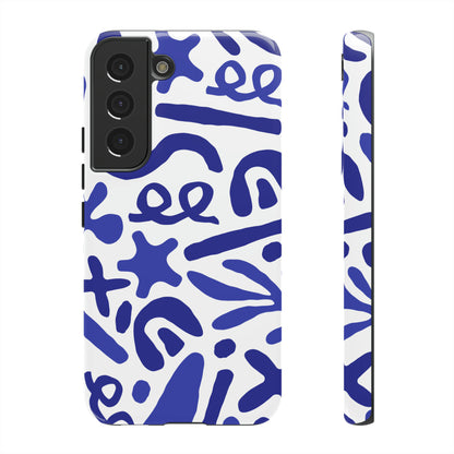 BlueSym Pattern - TOUGH PHONE CASE