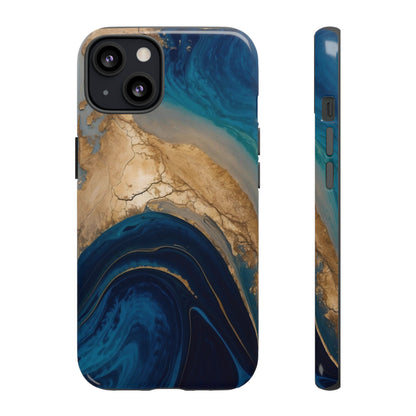 Golden Azure Swell - TOUGH PHONE CASE