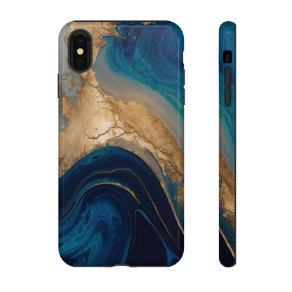 Golden Azure Swell - TOUGH PHONE CASE