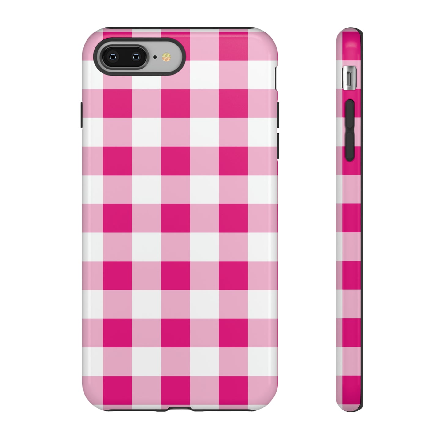 Pink Checkered - TOUGH PHONE CASE