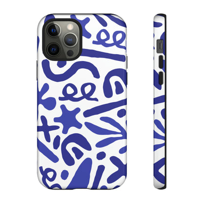 BlueSym Pattern - TOUGH PHONE CASE