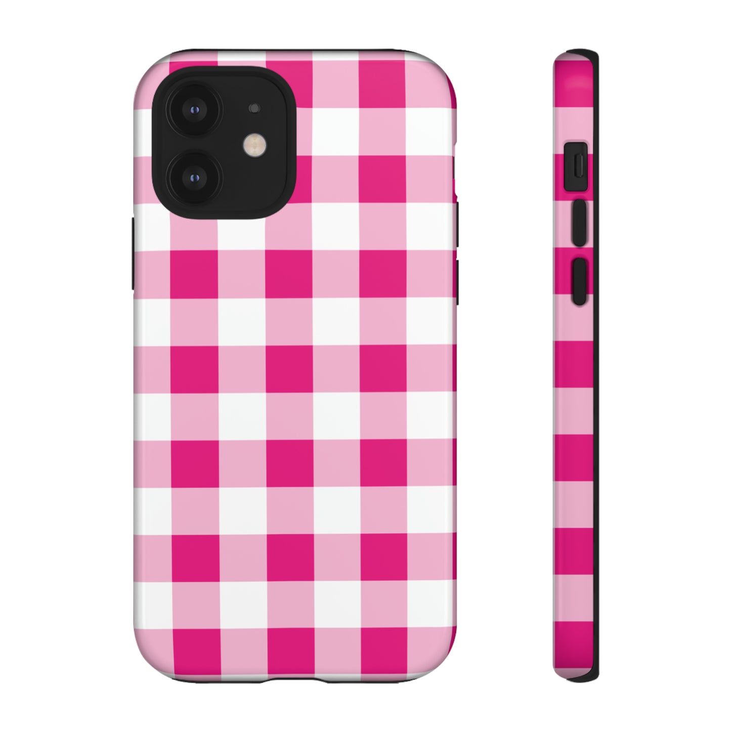 Pink Checkered - TOUGH PHONE CASE