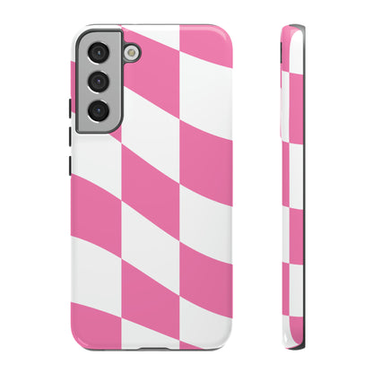 Rosy Gingham - TOUGH PHONE CASE