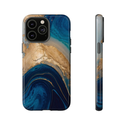 Golden Azure Swell - TOUGH PHONE CASE