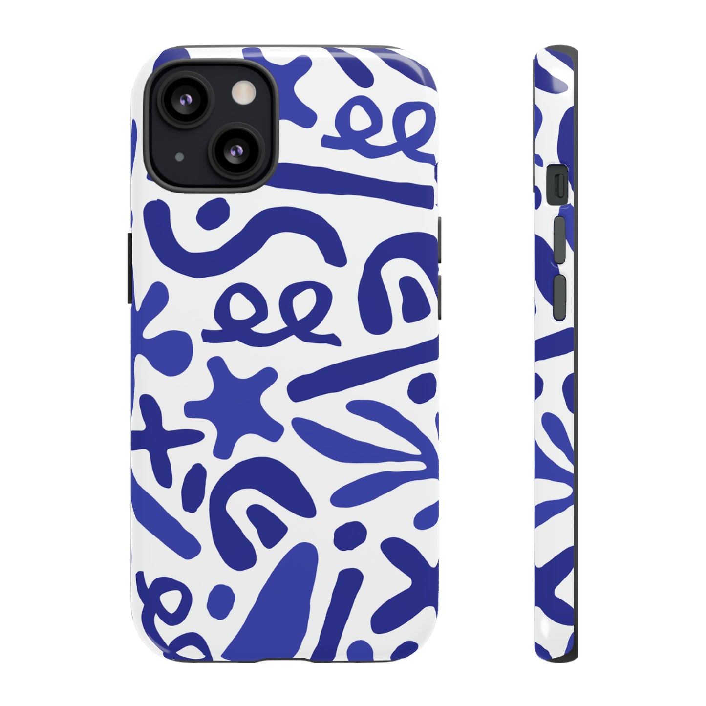 BlueSym Pattern - TOUGH PHONE CASE