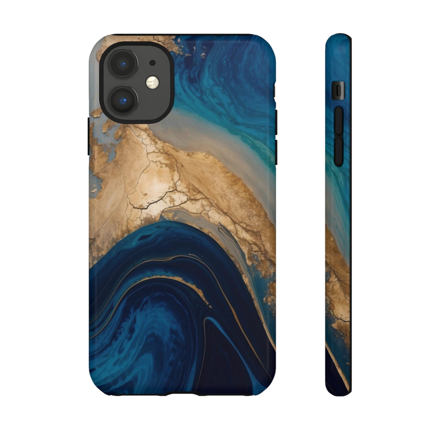 Golden Azure Swell - TOUGH PHONE CASE