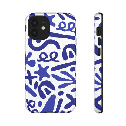 BlueSym Pattern - TOUGH PHONE CASE