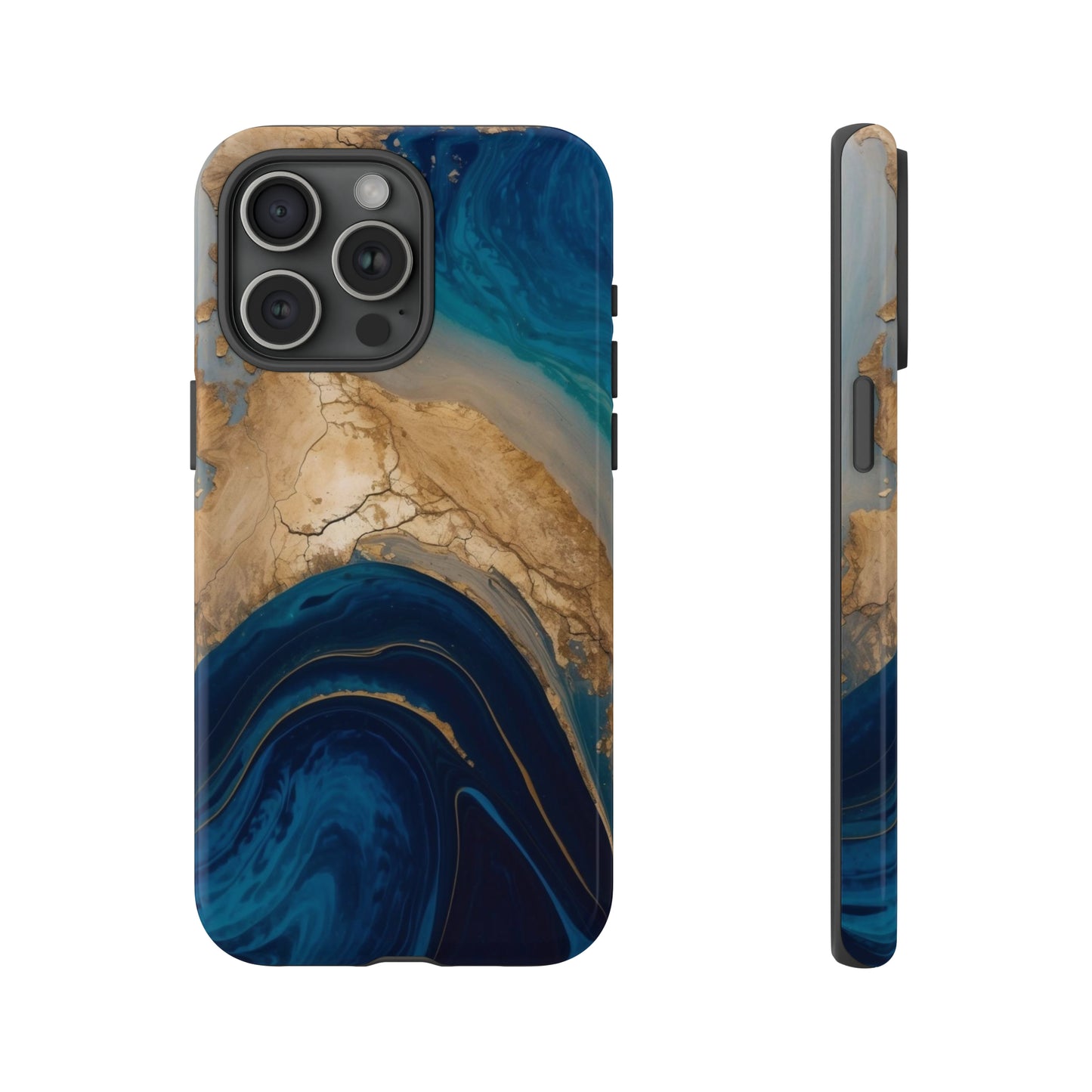 Golden Azure Swell - TOUGH PHONE CASE